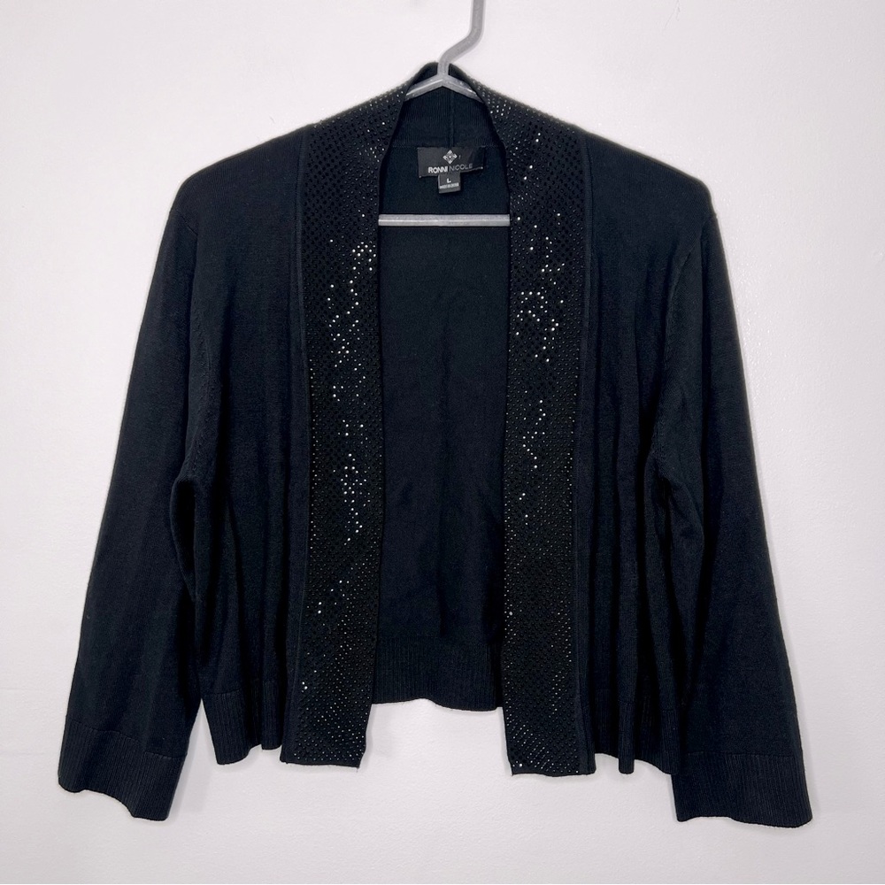 Ronni Nicole Rhinestone Cardigan